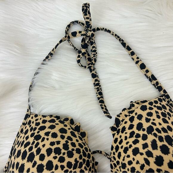 Victoria’s Secret Cheetah Animal Print Bikini Swim Top Size 36C - Picture 4 of 9